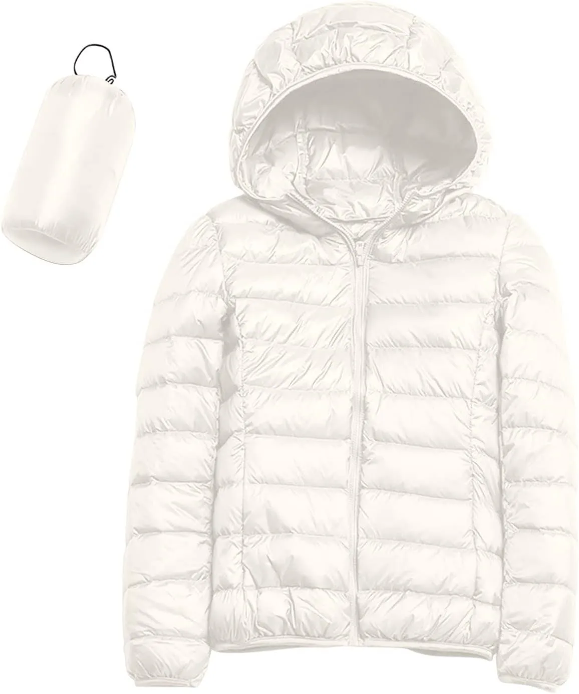 2024 Women Warm Lightweight Hooded Windproof Winter Coat With Recycled Insulation Winter Slim Vintage Coats