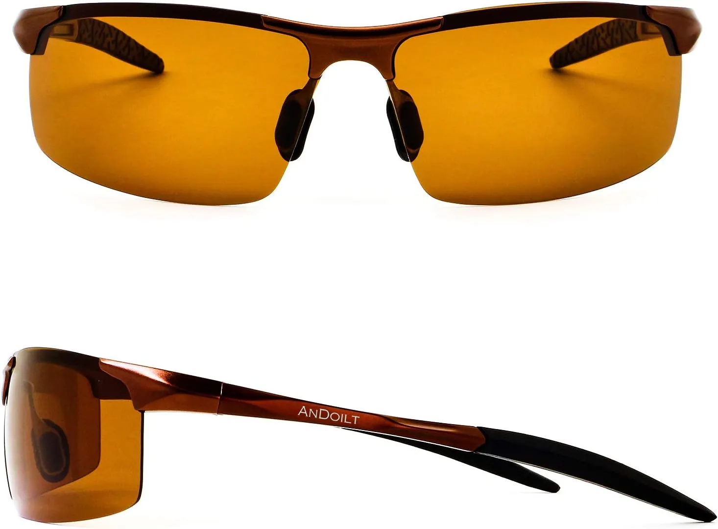 ANDOILT Mens Sports Polarized Sunglasses UV Protection Sunglasses for Men Fishing Driving