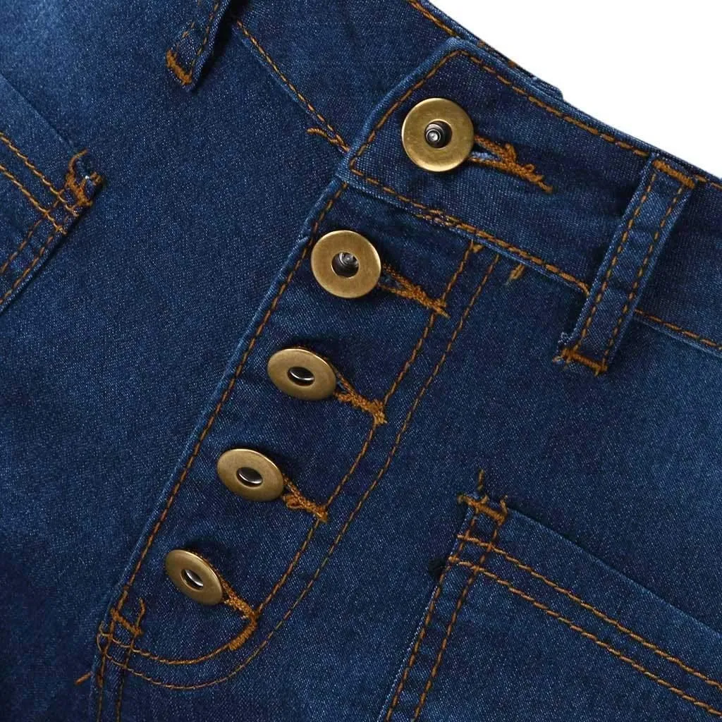 Bell Bottom Jeans for Women High Waisted Stretchy Petite to Plus Size Flare Jeans Washed Denim Ripped Bootcot Jeans