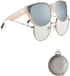 BENEUNDER Polarized Fit Over Sunglasses for Womens & Men, Lightweight Folding Sunglasses for Nearsightedness