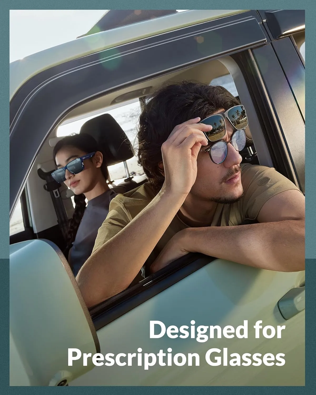 BENEUNDER Polarized Fit Over Sunglasses for Womens & Men, Lightweight Folding Sunglasses for Nearsightedness