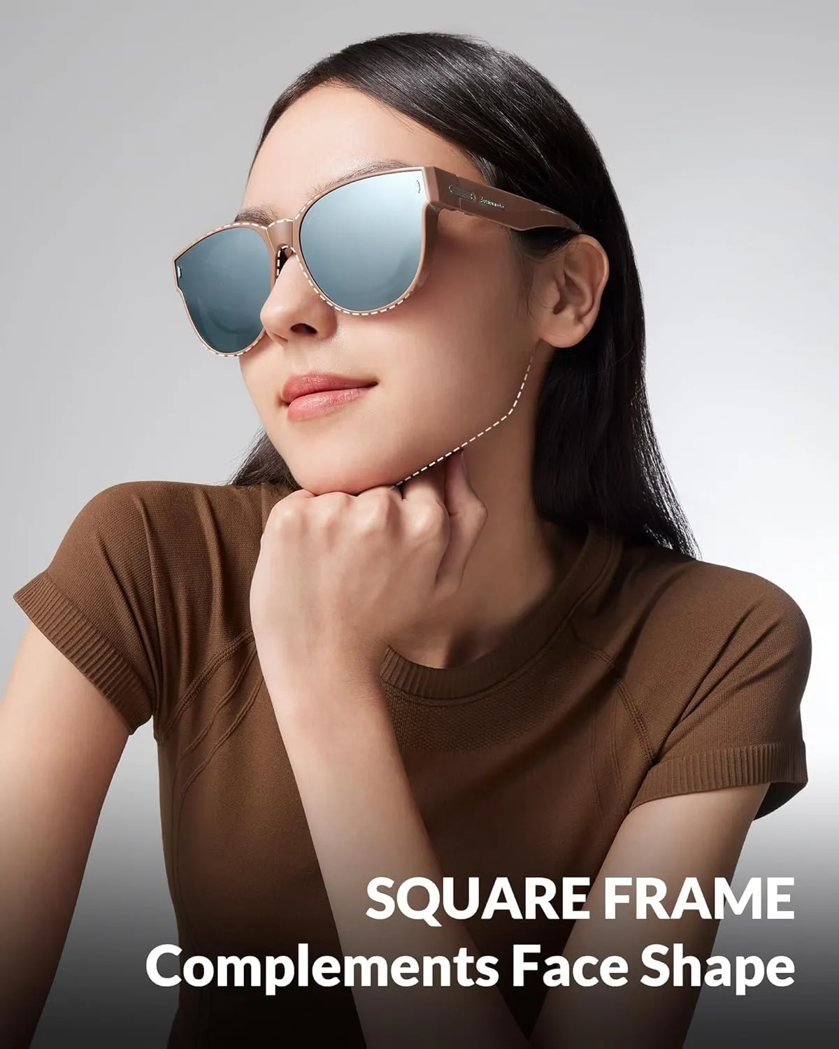 BENEUNDER Polarized Fit Over Sunglasses for Womens & Men, Lightweight Folding Sunglasses for Nearsightedness