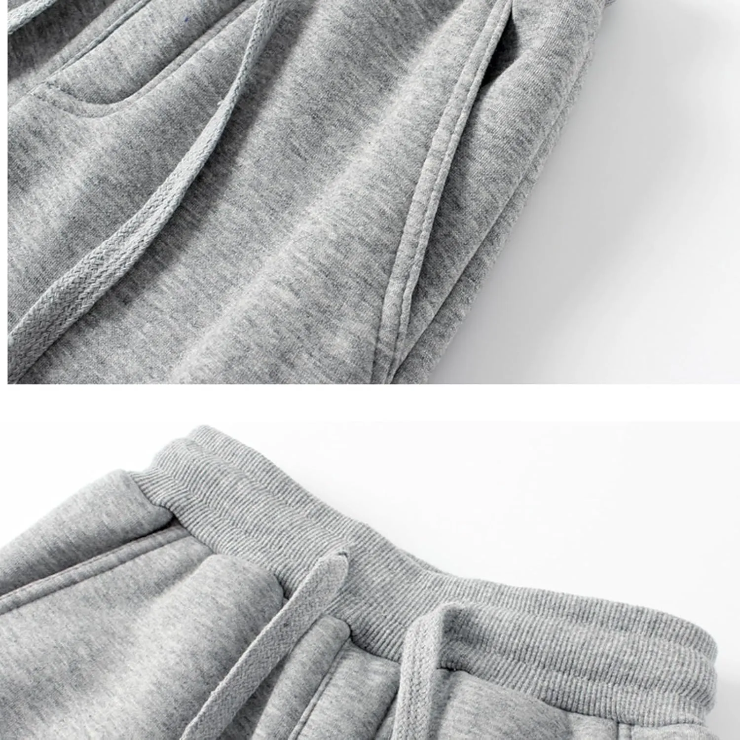 Boys' Logo Pull-On Jogger Sweatpants High Elastic Waisted Tie Front Sweatpants Pull on Youth Joggers