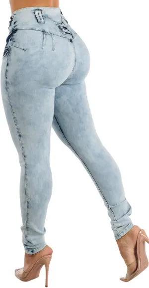 Butt Lifting Jeans for Women - High Waisted Skinny Levanta Cola Stretch Jeans