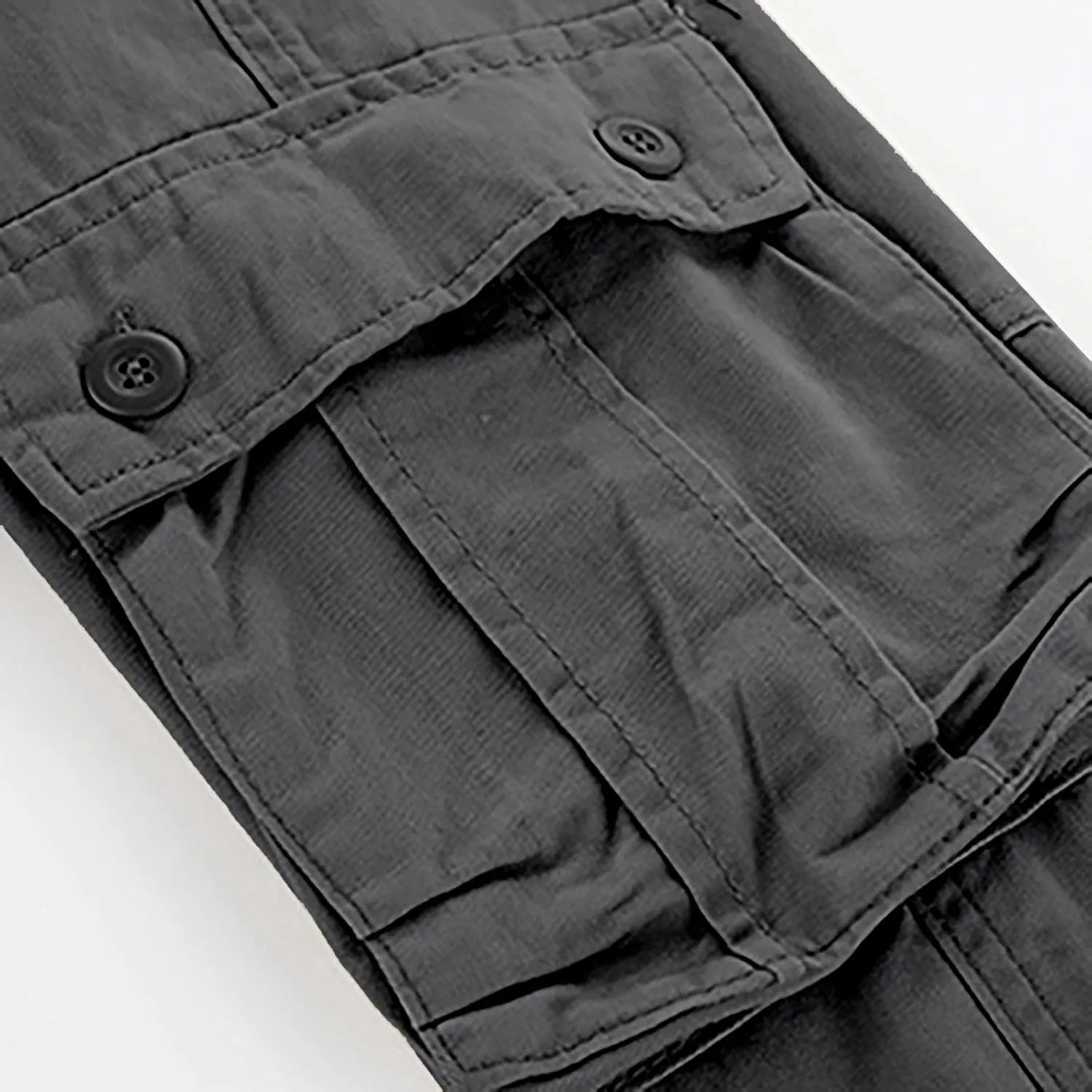 Cargo Pants for Men Big and Tall Loose Fit Straight Leg Classic Twill Work Pants Multi-Pockets Outdoor Hiking Pants