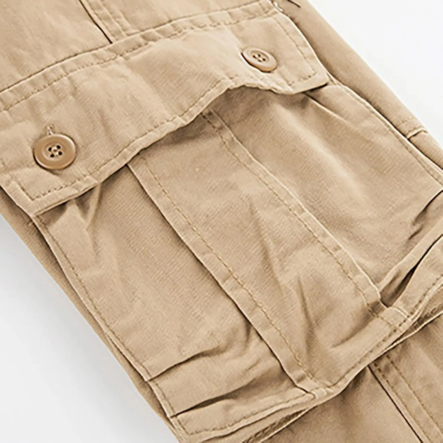Cargo Pants for Men Big and Tall Loose Fit Straight Leg Classic Twill Work Pants Multi-Pockets Outdoor Hiking Pants