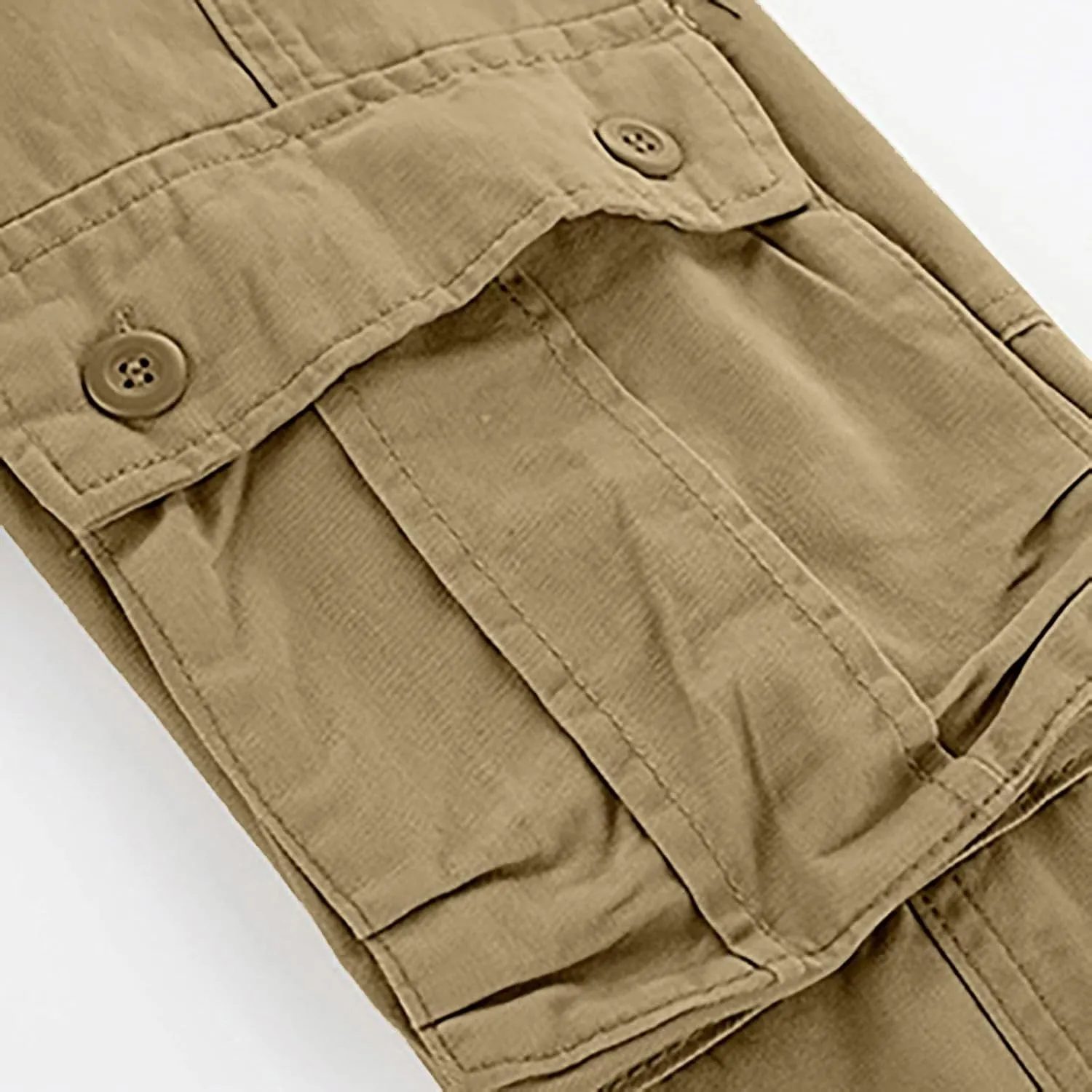 Cargo Pants for Men Big and Tall Loose Fit Straight Leg Classic Twill Work Pants Multi-Pockets Outdoor Hiking Pants