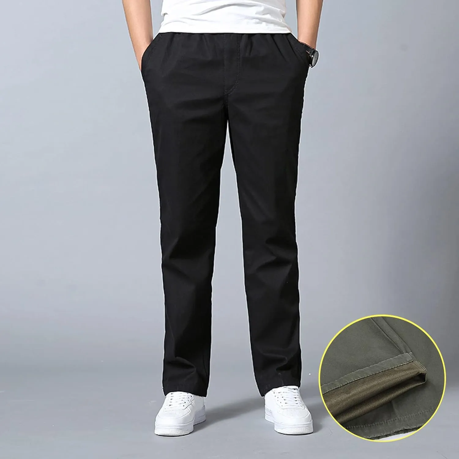 Cargo Pants for Men Big and Tall, Sweatpants with Pockets Drawstring Athletic Pants Joggers Running Sports Sweatpants