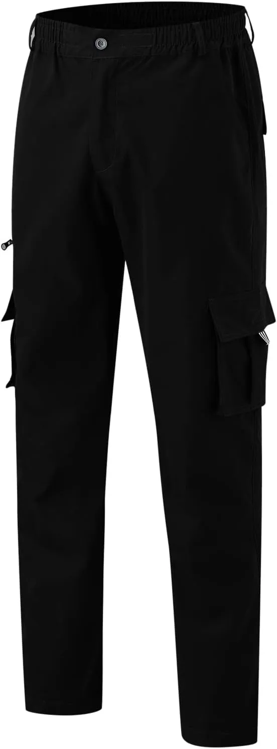 Cargo Pants for Men Joggers Lightweight Quick Dry Joggers Workout Men's Joggers with Zipper Pockets Running Athletic