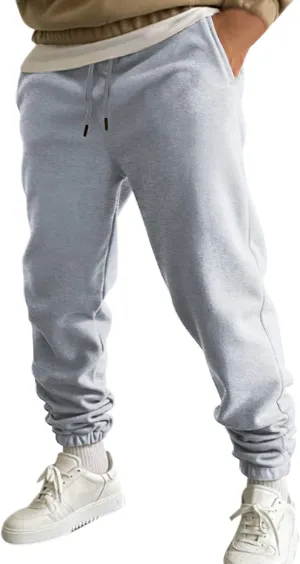 Cargo Pants for Men Relaxed Fit Pant Mens Fleece Active Athletic Workout Jogger Sweatpants for Men with Zipper Pocket