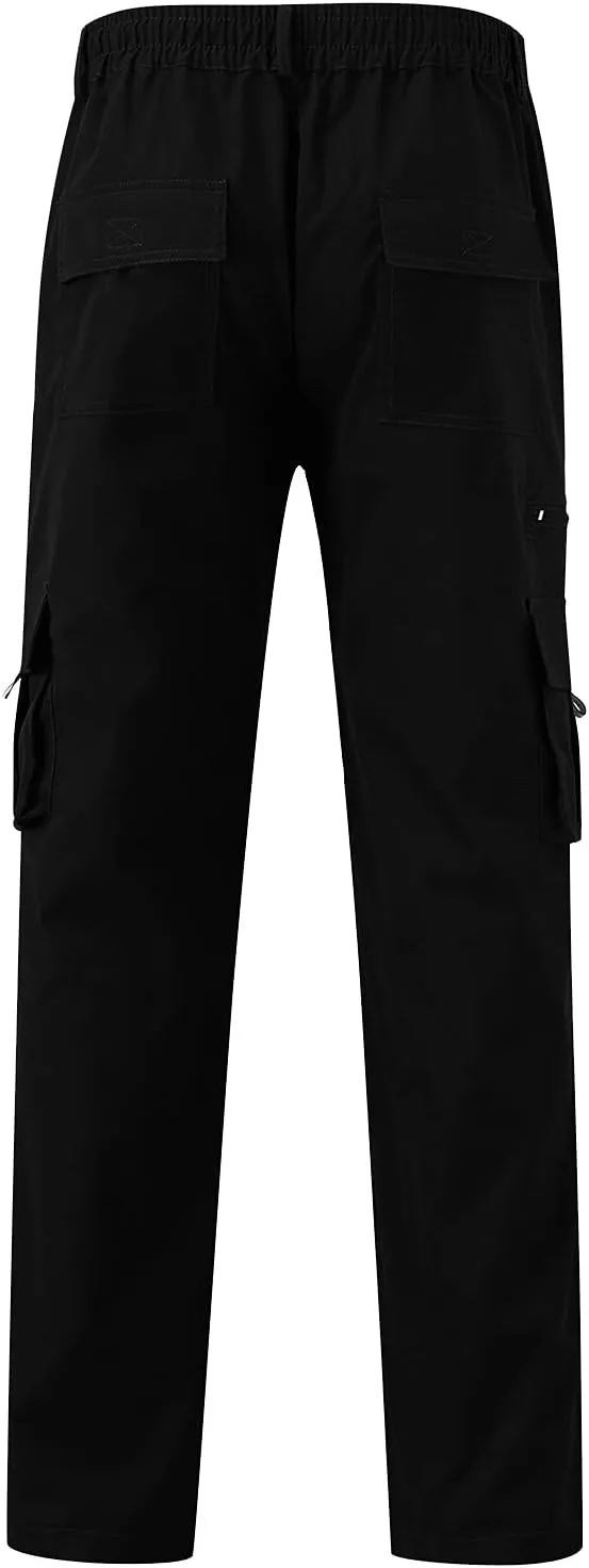 Cargo Pants for Men Tactical Combat Army Sport Jogging Pants Big and Tall Sport Jogging Pants with Multi Pockets