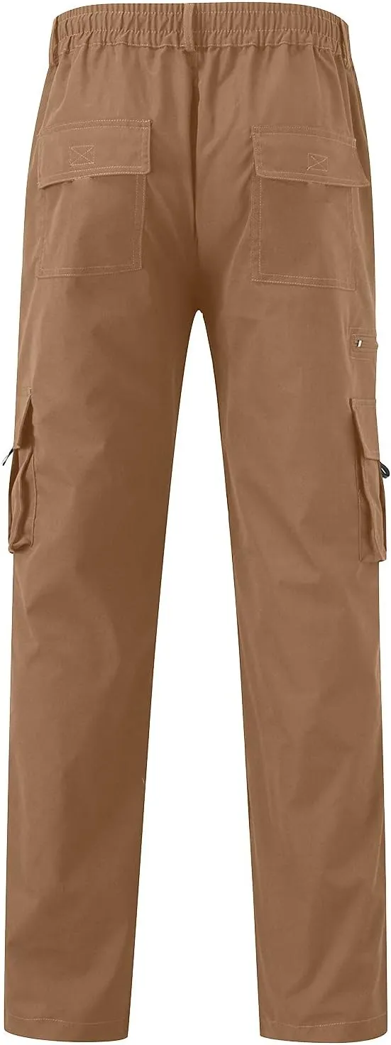 Cargo Pants for Men Tactical Combat Army Sport Jogging Pants Big and Tall Sport Jogging Pants with Multi Pockets