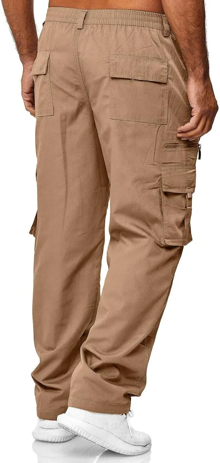 Cargo Pants for Men Tactical Combat Army Sport Jogging Pants Big and Tall Sport Jogging Pants with Multi Pockets