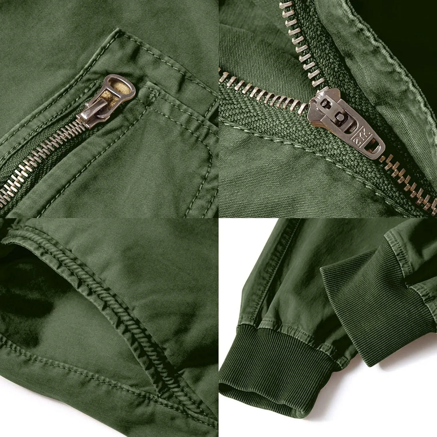 Cargo Pants Men Joggers Joggers with Zipper Pockets Camo Long Johns for Men Green Khaki Pants Mens Black Workout