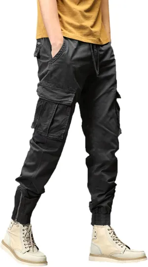 Cargo Sweatpants for Men Jogger Pants Athletic Chino Trousers Sweatpants Track Pants Men Man Casual Cargo Pants Solid