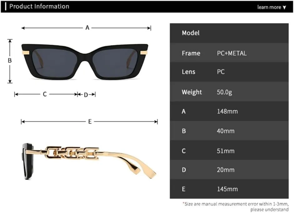 Cat Eye Sunglasses For Women Men Female Sun Glasses Vintage Shades UV400 Eyeglasses