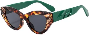 Cat Eye Sunglasses Women Men PC Gradients Lens Frame Vintage Eyewear UV400