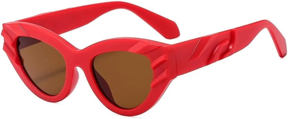 Cat Eye Sunglasses Women Men PC Gradients Lens Frame Vintage Eyewear UV400
