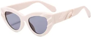 Cat Eye Sunglasses Women Men PC Gradients Lens Frame Vintage Eyewear UV400