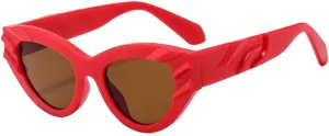 Cat Eye Sunglasses Women Men PC Gradients Lens Frame Vintage Eyewear UV400