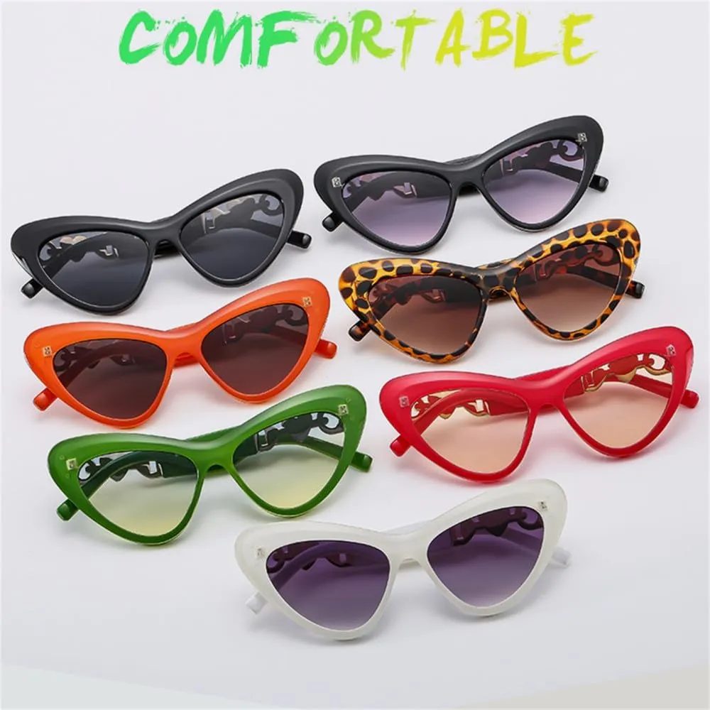 Cat Eye Sunglasses Women Vintage Shades Sun Glasses UV400 Eyewear