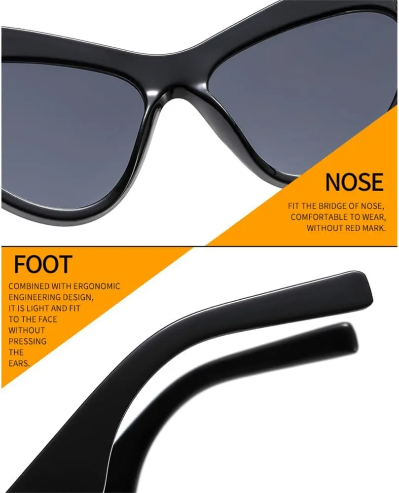 Cat Eye Sunglasses Women Vintage Shades Sun Glasses UV400 Eyewear