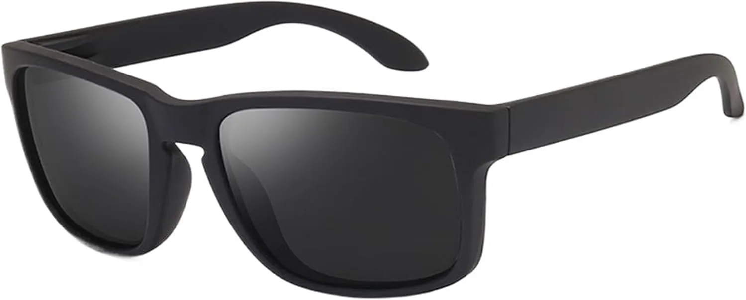 Classic Square Polarized Sunglasses Men Vintage Plastic Male Sun Glasses Women Outdoor Sports Shades UV400