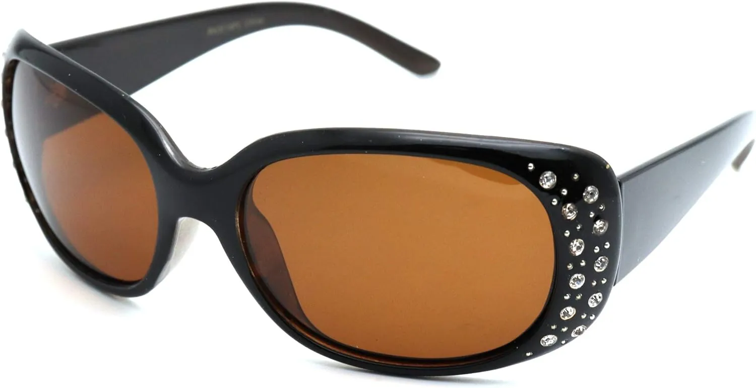 ColorViper Womens Polarized Oversized Driving Fishing Cycling Running Sunglasses UV400 Protection B