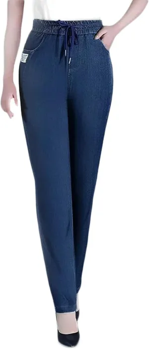 Comfijeans - High Waist Ultra-Stretch Mom Jeans, Comfyjeans for Women Stretch Petite High Waisted Jeans