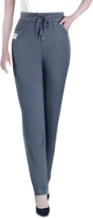Comfijeans - High Waist Ultra-Stretch Mom Jeans, Comfyjeans for Women Stretch Petite High Waisted Jeans