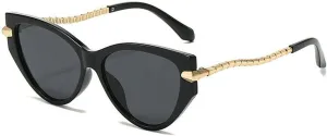 COTIA Cat Eye Sunglasses Women Men Vintage Fashion Personality Metal Frame Retro Trend Unique Style Sun Glasses