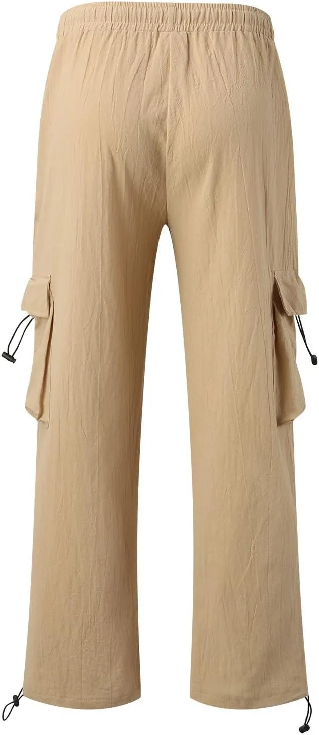 Dress Pants for Men's Classic Fit Mens Big and Tall Corduroy Pants Summer Work Pants for Men Mens Casual Khaki Pants