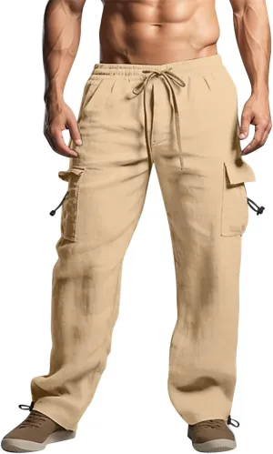 Dress Pants for Men's Classic Fit Mens Big and Tall Corduroy Pants Summer Work Pants for Men Mens Casual Khaki Pants