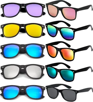 Eyegla Sunglasses Bulk Adults Party Sunglasses 80s Glasses Shades for Party Favors 8/10/20/30Pack