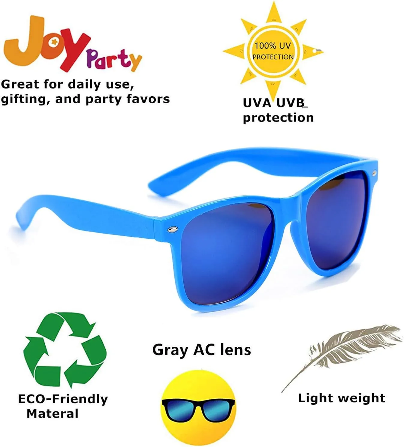 Eyegla Sunglasses Bulk Adults Party Sunglasses 80s Glasses Shades for Party Favors 8/10/20/30Pack