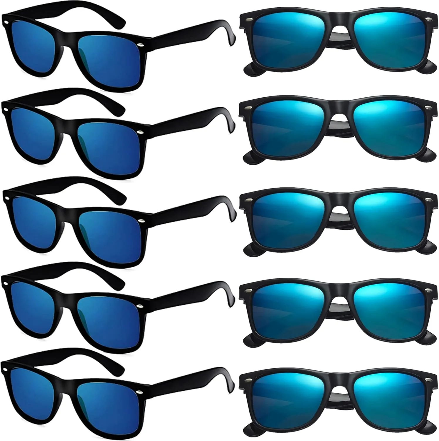 Eyegla Sunglasses Bulk Adults Party Sunglasses 80s Glasses Shades for Party Favors 8/10/20/30Pack