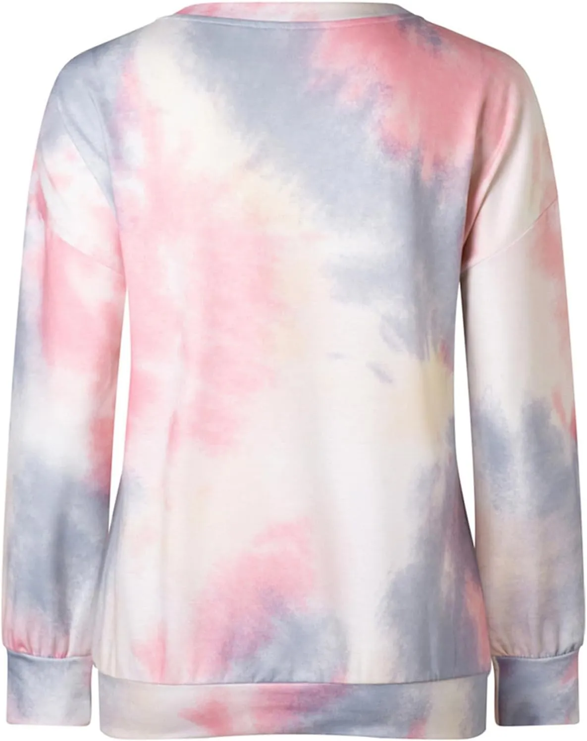 FLITAY Womens Oversized Crewneck Sweatshirts Casual Comfy Fall Tops Fashion Tie Dye Fit Sweatshirts
