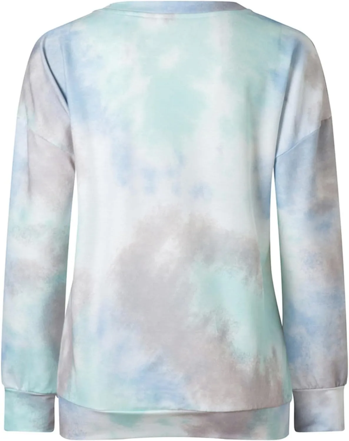 FLITAY Womens Oversized Crewneck Sweatshirts Casual Comfy Fall Tops Fashion Tie Dye Fit Sweatshirts