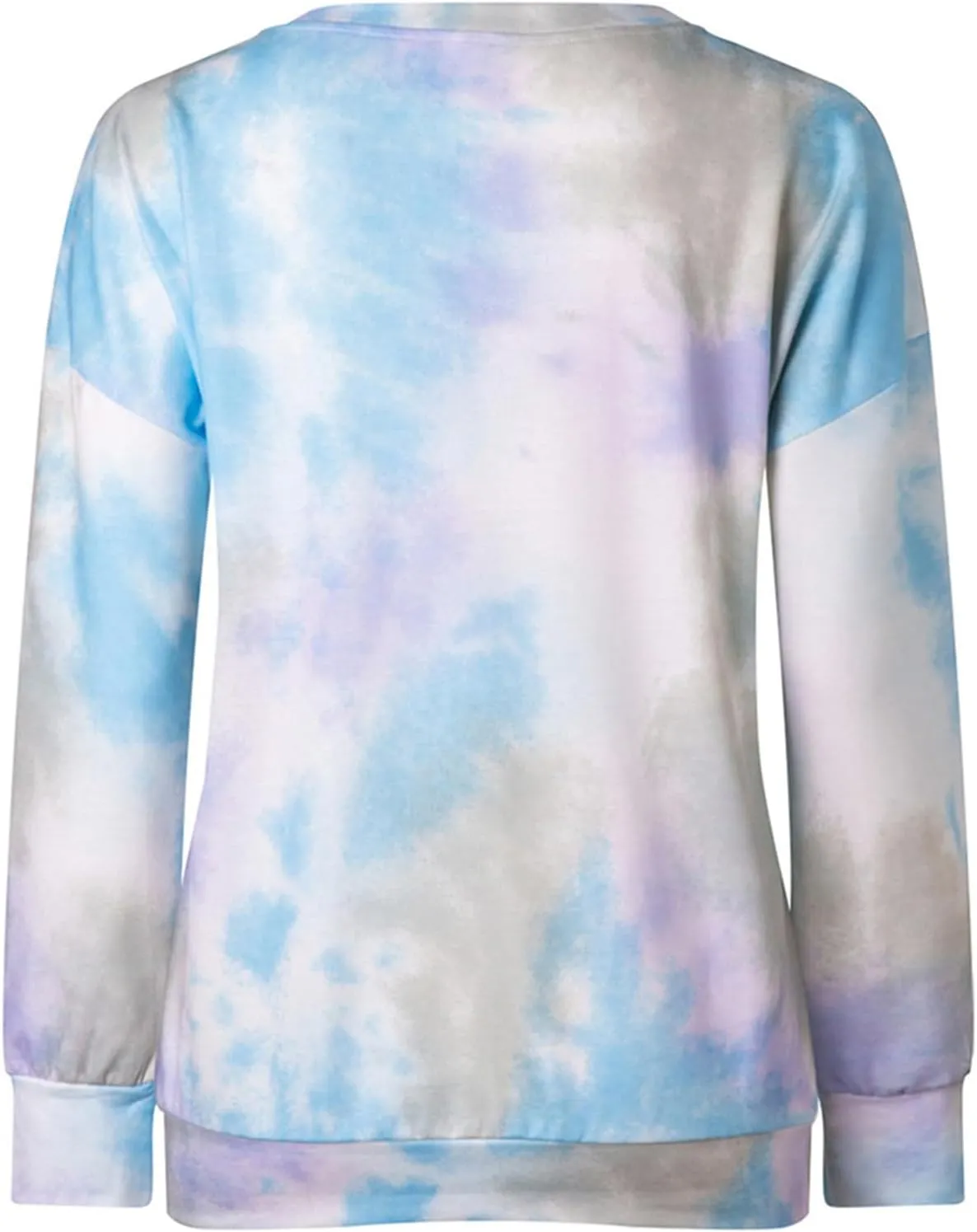 FLITAY Womens Oversized Crewneck Sweatshirts Casual Comfy Fall Tops Fashion Tie Dye Fit Sweatshirts