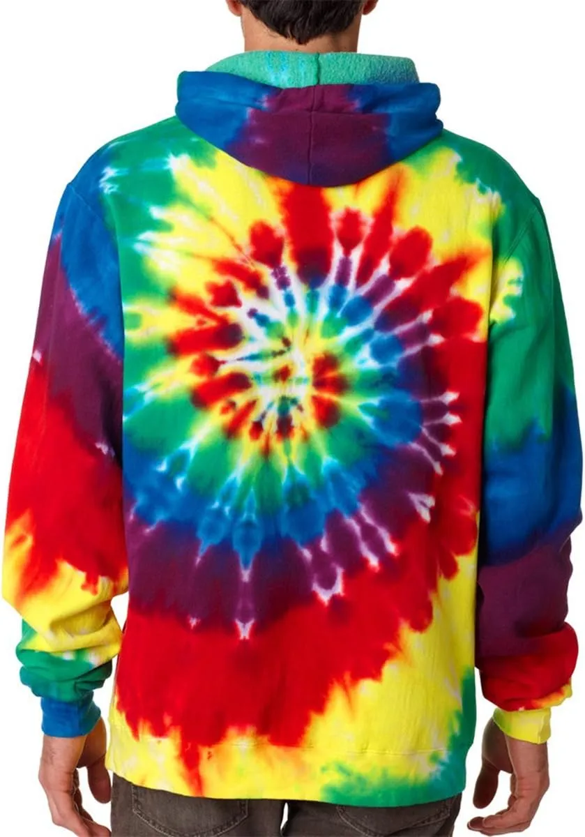 Gildan 854 Tie-Dye Adult Pinwheel Hooded Sweatshirt