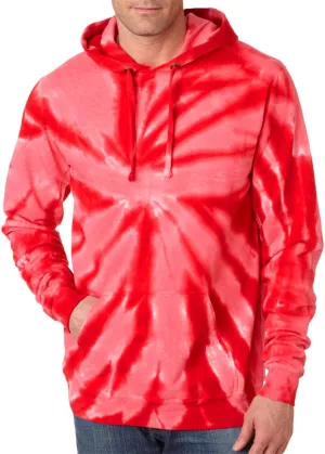 Gildan 854 Tie-Dye Adult Pinwheel Hooded Sweatshirt