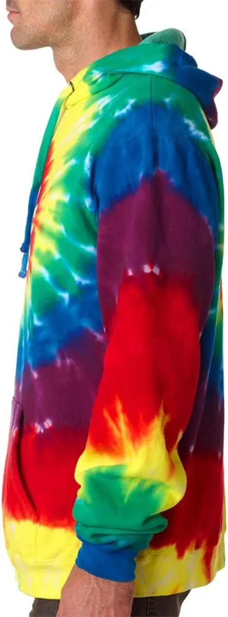 Gildan 854 Tie-Dye Adult Pinwheel Hooded Sweatshirt