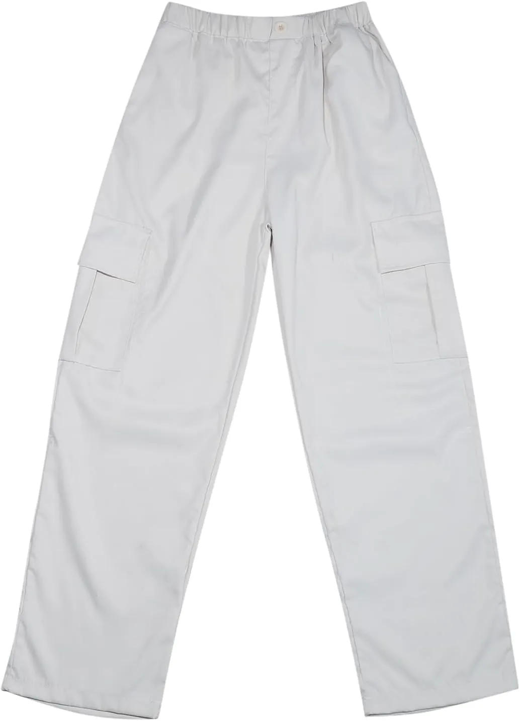 Girls Cargo Pants Joggers High Waisted Kids Wide Leg Youth Loose Straight School Trousers