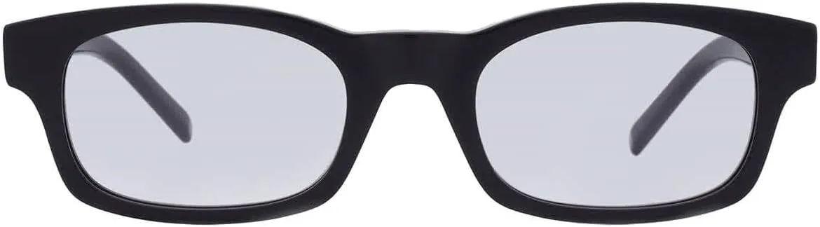 Givenchy Blue Light Block Square Unisex Sunglasses GV40032U 01B 49, Shiny Black