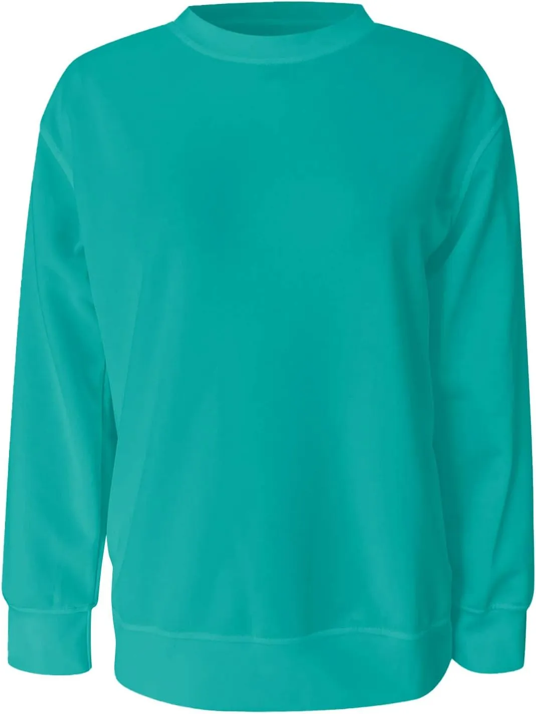 GOFULY Fall Sweatshirts For Women Crewneck Oversized Pullover Gradient Color Winter Sweatshirts Long Sleeve Shirts 2024