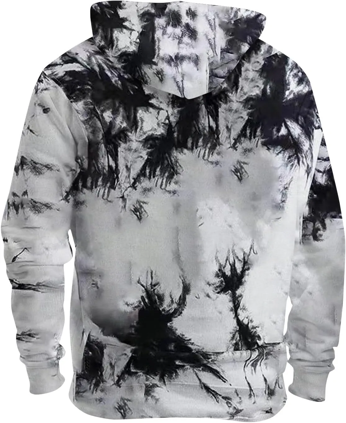 GOFULY Men'S Fashion Hoodies & Sweatshirts Tie Dye Fall Sweatshirts Large Hoodies Pullover Drawstring Long Sleeve Sweaters