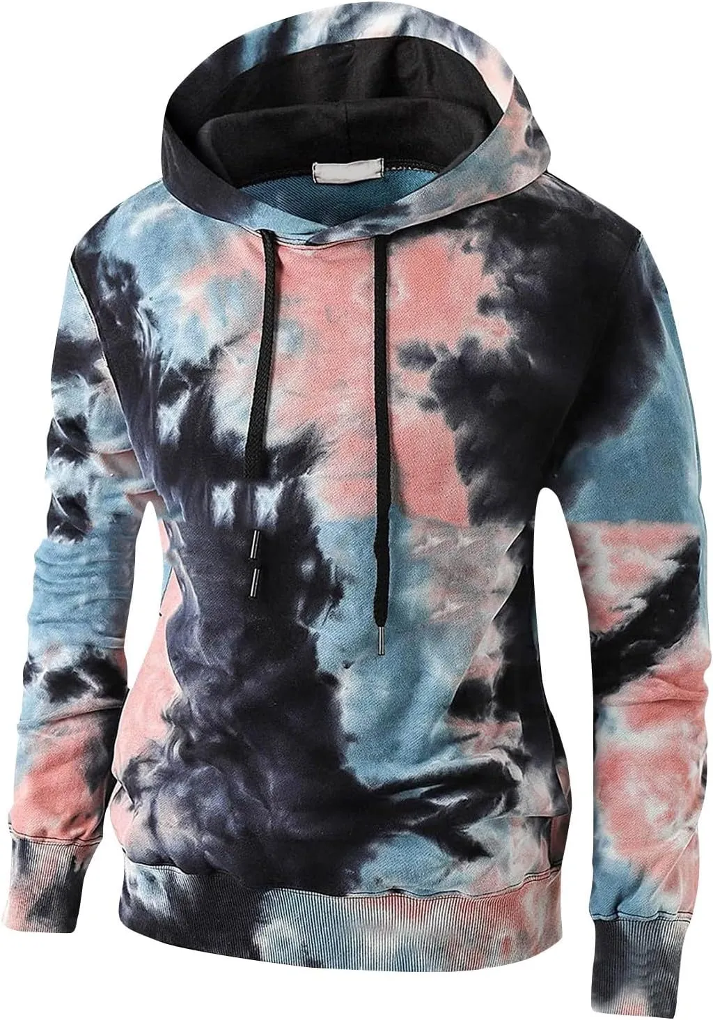 GOFULY Men’S Hoodies Tie Dye Fall Sweatshirts With Hood Fashion Hoodies Pullover Drawstring Long Sleeve Tshirts With Pocket