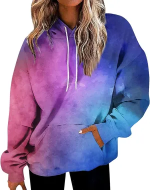 GOFULY Sweatshirt Blazer Women Fall Solid Hoodies Lightweight Winter Sweatshirts Long Sleeve Drawstring Sweaters With Pocket
