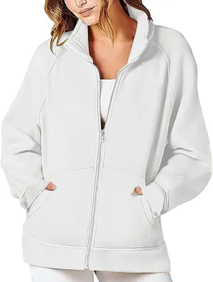 Half Zip Sweatshirts Fleece Jackets Cropped Hoodies Womens Quarter Zip Up Pullover Fall Outfits