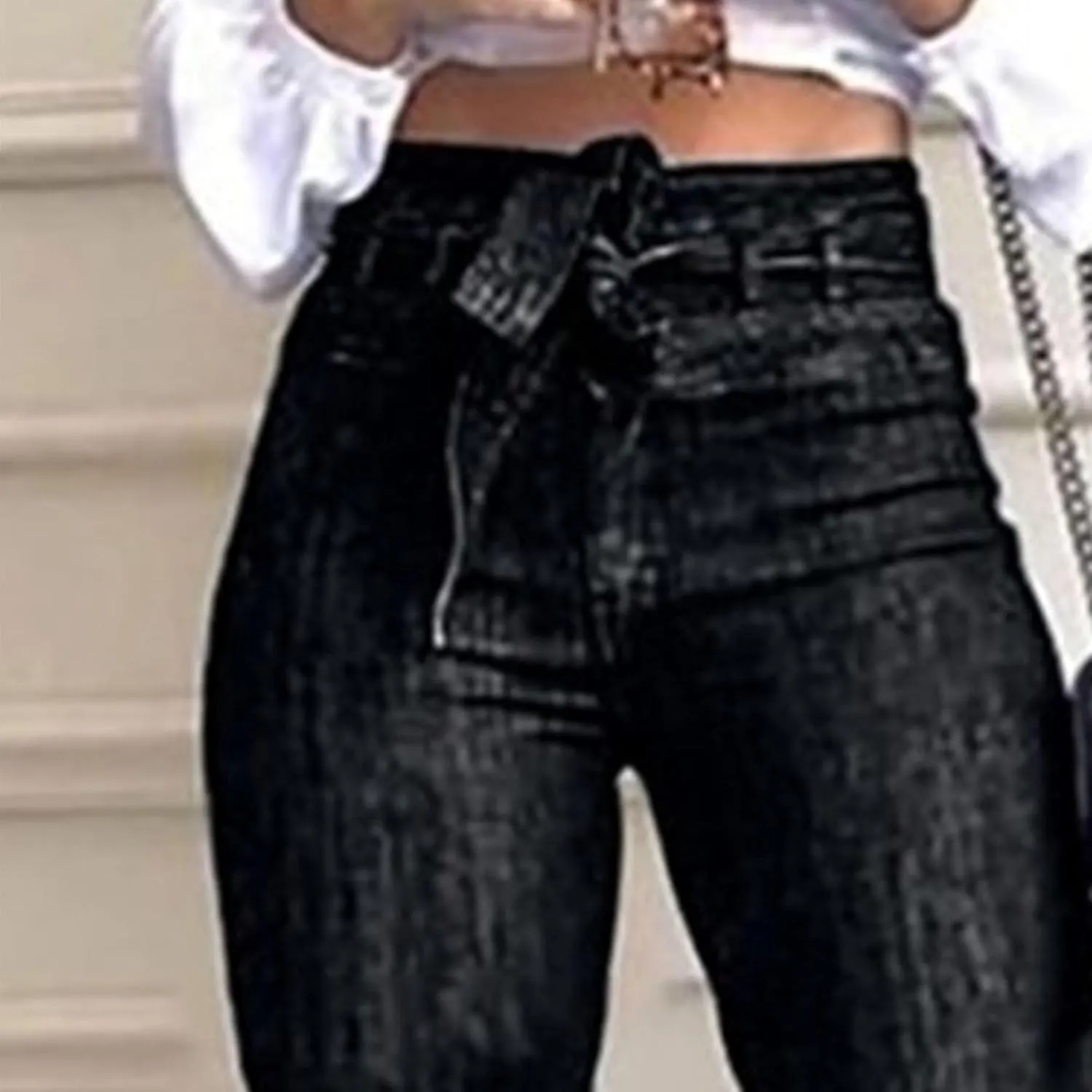 High Waisted Jeans for Women Flare Jeans for Women Stretch Wide Leg Jeans